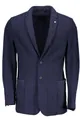 Gant Outdoorjacke Klassisches Herrensakko Blau - Elegante Jacke mit Taschen & Knöpfen
