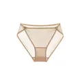 SilRiver Damen 100% Seiden Komfortable Höschen Unterwaesche Seide Slips Atmungsaktiver Stretch Modische Slips Seidige Berühru (Small, Beige)