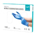 EUROPAPA® 100x Nitrilhandschuhe Einweghandschuhe Einmalhandschuhe Untersuchungshandschuhe Nitril Handschuhe puderfrei ohne Latex unsteril latexfrei disposible gloves (XL, Ocean Blau)