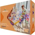 Cleverclixx Autobahn-Bausatz in Pastellfarben 80 Teile, Magnetspielzeug Rennbahn