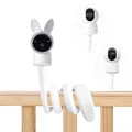 Derebir Babyphone Halterung kompatibel mit LAXIHUB-P2T /P2F/ ARENTI 2K Alnanny /A4/1M/3QM/ P2Q/ B2 Kamera/OBVHNUA 900ES1 /S2 Baby Kamera, Sicherheit Starker Kamerahalter (18,4 inch)