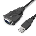 BENFEI USB auf RS232 Seriell Kabel mit Schraube 1,8M, Seriell USB auf RS-232 (9 Pin) DB9 mit PL2303 Prolific Chipsatz, Kompatibel fur Windows 11/10/8.1/8/7, Mac OS X 10.6 und höher (NOT VGA)