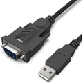 Seriell Kabel USB auf RS232 DB9 Adapter mit Schraube 1,8M für Windows Mac