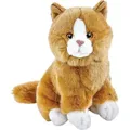 Katze Sunny sitzend rotbraun weiß 30 cm Kuscheltier Uni-Toys