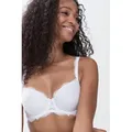 Mey Bügel-BH Mey female Spacer-BH Serie Amazing (1-tlg., 1) 3D-Cups, atmungsaktiv, mit Bügel, Spitze, verstellbare Träger weiß 70