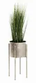 Blumensäule Antikbronze ca 51 x 27 cm Blumentopf Blumenständer Säule Dekosäule