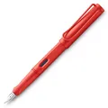 Füllfederhalter safari strawberry, Feder M, inkl. Tintenlöscher