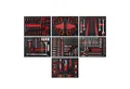 Mephisto-Tools Werkzeugset, (Set), metrisch, inkl. Soft Inlay in Carbon-Optik passend zu WZW 71008