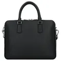 Boss New Crosstown Aktentasche Leder 39 cm Laptopfach  schwarz