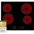 EKC 601-2.1 Glaskeramik Kochfeld  | 4 Kochstellen | Rahmenlos - Schwarz