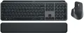 Logitech MX Keys S Combo (grafit) Kabelloses Tastatur-Set