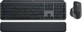 Logitech Tastatur-Maus Set MX Keys S, Wireless, Bluetooth, grafit Illuminated, DE, Laser, 200-8000dpi, Bolt, Retail 920-011606