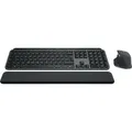 Logitech MX Keys S Combo, Wireless Desktop Set Kombination MX Master 3S, MX Keys S und MX Palm Rest