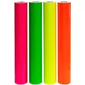 Finest Folia Neon Plotterfolie 6510 Fluorescent Selbstklebend Fluoreszierend Klebefolie (Neon Gelb 29, 300 x 31 cm)