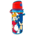 Sonic The Hedgehog Aluminium-Flasche 600 ml, Kinderlizenz