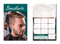 250 Stück Friseur Herren Bonuskarten (BOK-422) mit 10 Stempelfeldern. Treuekarten passend für Bereiche wie Frisör, Kosmetik, Haarpflege
