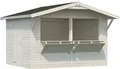 Palmako Gerätehaus "Marktstand Stella", beige (natur)