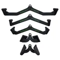 MARSAFIT Home Gym Fitness Rowing T-bar V-bar Pulley Cable Machine Attachments Bicep Curl Tricep LAT pulldown Bar Back Strength Training Handle Grips LAT Pull Down Bar Press Down Exercises (5PCS)