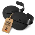 Campnetic magnetische Haken im 2er Set groß - Magnethaken für Kastenwagen, Vanlife, Camping - gummierte Magnet Haken - Camper Zubehör - Offroad Zubehör - Camping Gadget inkl. Aufbewahrungsbeutel