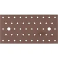 Alberts Duravis Lochplatte Rostbraun Duplexbeschichtet 200 mm x 100 mm x 2 mm