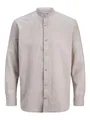 Jjesummer Linen Blend Band Shirt L/S Sn