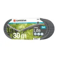 Gardena Liano Life Textilschlauch 1/2 Zoll, 30m Set: Hochflexibler Gartenschlauch aus Textilgewebe, mit PVC-Innenschlauch, kein Abknicken, leichtgewichtig, wetterbeständig (18457-20)