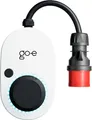 go-e Gemini flex, Weiß, Wand, Schwarz, AC, Typ 2, IT, TN, TT