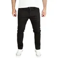 Pittman Chinohose Andrew moderne Chinohose mit Stretchanteil schwarz 40