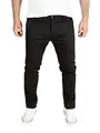 PITTMAN Andrew - Schwarze Chino Hose Herren - Chinohose Mit Stretch - Baumwoll Herrenhose, Schwarz (Black Meteorite 194008), W40/L32