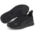 PUMA ANZARUN LITE JR Sneaker atmungsaktives Mesh-Obermaterial, dämpfende EVA-Zwischensohle schwarz 37,5 EU