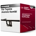 Anhängerkupplung abnehmbar für Toyota Avensis Kombi 03.2009-10.2018 neu top