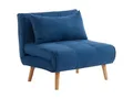 Vente-unique - Schlafsessel 1 Chila - Polyester - blau