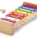 SCHMETTERLINE Holz-Glockenspiel Set mit Holzschlägeln & Notenheft inkl. - Musikinstrument für Kinder ab 3 Jahren - Fördert musikalische Früherziehung & Kreativität