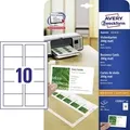 Zweckform C32011-25 Superior Visitenkarten, 85 x 54 mm, einseitig beschichtet, 250 Karten / 25 Bogen - weiß