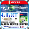 4x DENSO ITV20TT IRIDIUM Zundkerze FORD FOCUS III 1.6 EcoBoost 04.11-