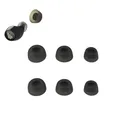3 Pairs Replacement Eartips for Jabra Elite 75t/65t/Active/Sport Evolve - Silicone Earmuffs S/M/L Sizes (1.38+1.23+1.02cm), Soft Comfortable Custom Fit Earplugs for Jabra Wireless Earbuds