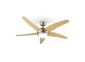 Bolero 2-in-1-Deckenventilator Leuchte 55W 10212m³/h Fernbedienung Ahorn
