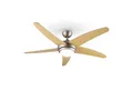 Klarstein Deckenventilator Bolero Ventilator, mit Licht Fernbedienung Ø 134 cm 3 Stufen leise Deckenlampe
