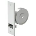 BAUHELD Einlass-Gurtwickler [Made in Germany] Rolladen Gurtwickler Unterputz, Gurtbreite 23,00 mm, Einlassgurtwickler inkl. Abdeckplatte oder ohne Rolladengurt Abdeckung, Verzinkter Stahl, Vorgespannte Feder weiß Lochabstand: 260 mm