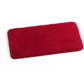 Kleine Wolke Badteppich Relax 60 x 100 cm Polyacryl Rot Rubin