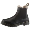 DR. MARTENS Leonore Chunky Boots, Plateau Schuh, Boots mit Warmfutter schwarz 40 EU