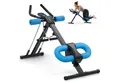MERACH Bauchtrainer Multifunktionale Bauchtrainer für Zuhause, Bauchmuskeltrainer (LCD-Display, einstellbare Schwierigkeitsstufen, Glattes Gleiten, 5 Höheneinstellungen, 2 Neigungs Swinkel, ergonomisch, hoher Komfort), Ganzkörpertraining, klappbare Trainer für Bauchmuskeln