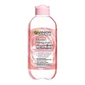 Garnier All-in-1 Mizellen Reinigungswasser mit Rosenwasser für einen besonderen Glow, Make up Entferner und Gesichtsreinigung für empfindliche Haut, Skin Active, 1 x 400 ml