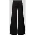 Levi's® 300 Shaping Wide Leg Jeans mit Modell '318' in Black, Größe 27/32