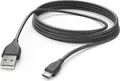Hama Ladekabel, USB-A - Micro-USB, 3 m, Schwarz (00201588)