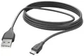 Hama USB-Ladekabel USB 2.0 USB-A Stecker, USB-Micro-B Stecker 3.00m Schwarz 00201588