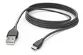 Hama 201588 0,48 Gbit/s USB A auf Micro-USB B Männlich 3 m  Schwarz