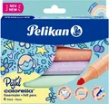 Pelikan Colorella Pastell 6 Farben Mehrfarben Rundspitze 1 mm 3 Stk (818063)