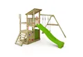 FATMOOSE Spielturm FruityForest Holz-Kletterturm mit Wellenrutsche, Schaukel & Sandkasten, - extrem witterungsbeständig mit 10 Jahren Garantie*
