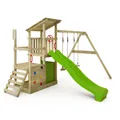 FATMOOSE Spielturm Klettergerüst FruityForest mit Schaukel, Sandkasten & Rutsche